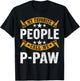 My Favorite People Call Me P-paw Vintage Fathers Day T-Shirt - T-Shirt | Black