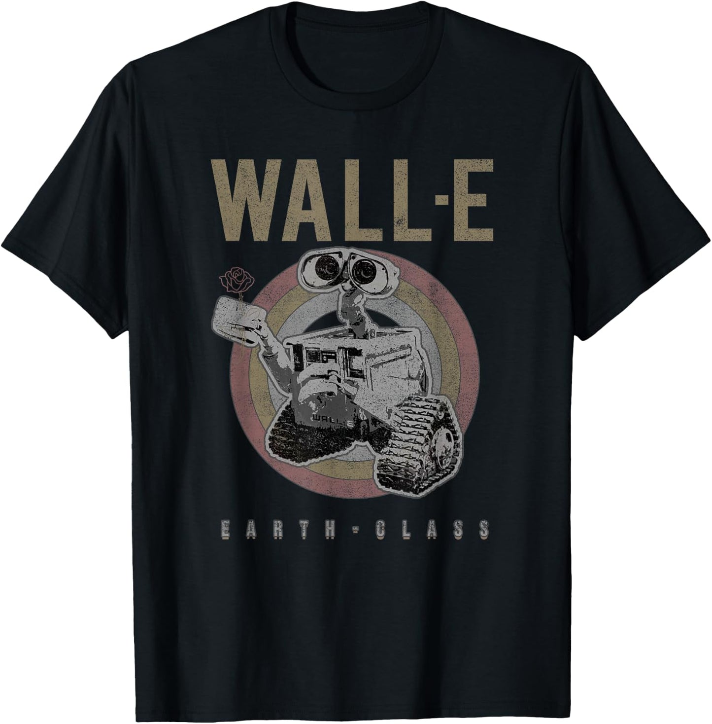 Disney Pixar Wall-E Portrait Earth Class Small T-Shirt - T-Shirt | Black
