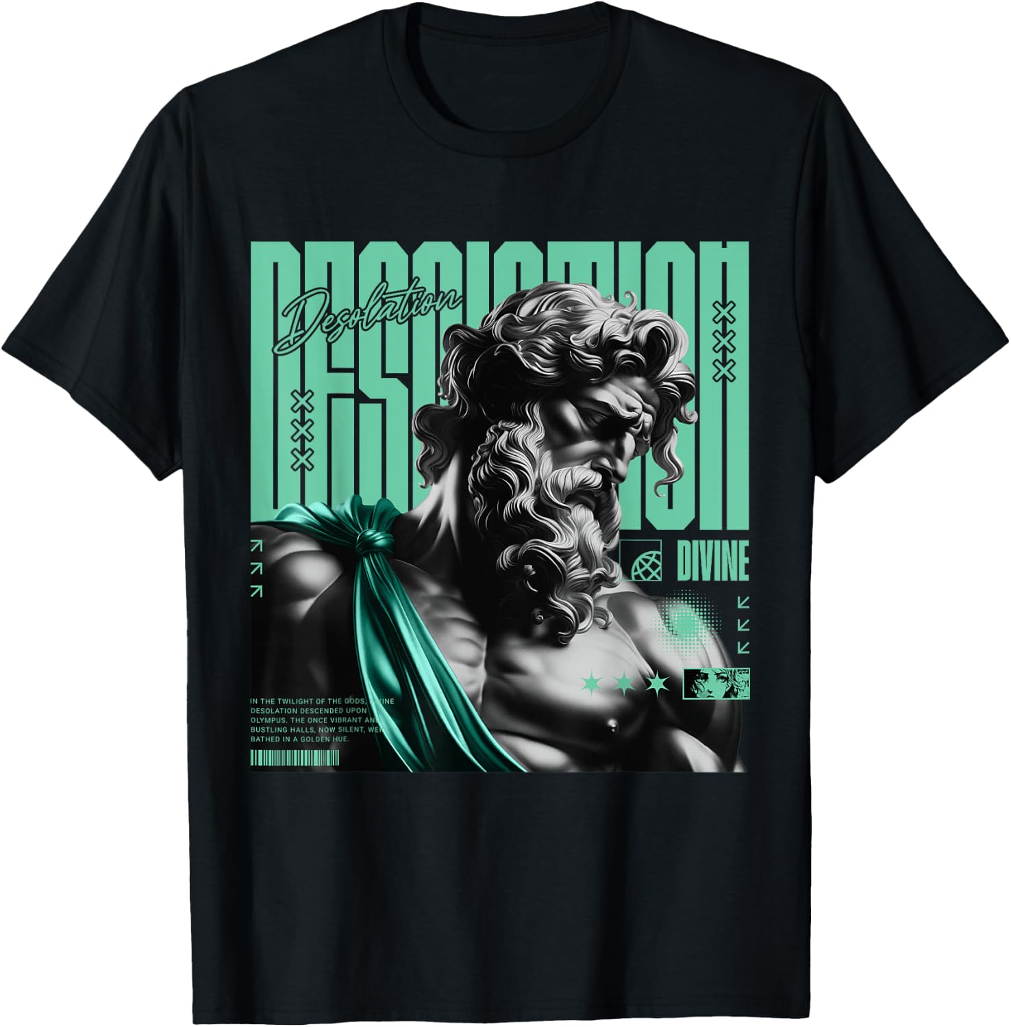Desolation Retro Green Glow 1s Matching Women T-Shirt - T-Shirt | Black