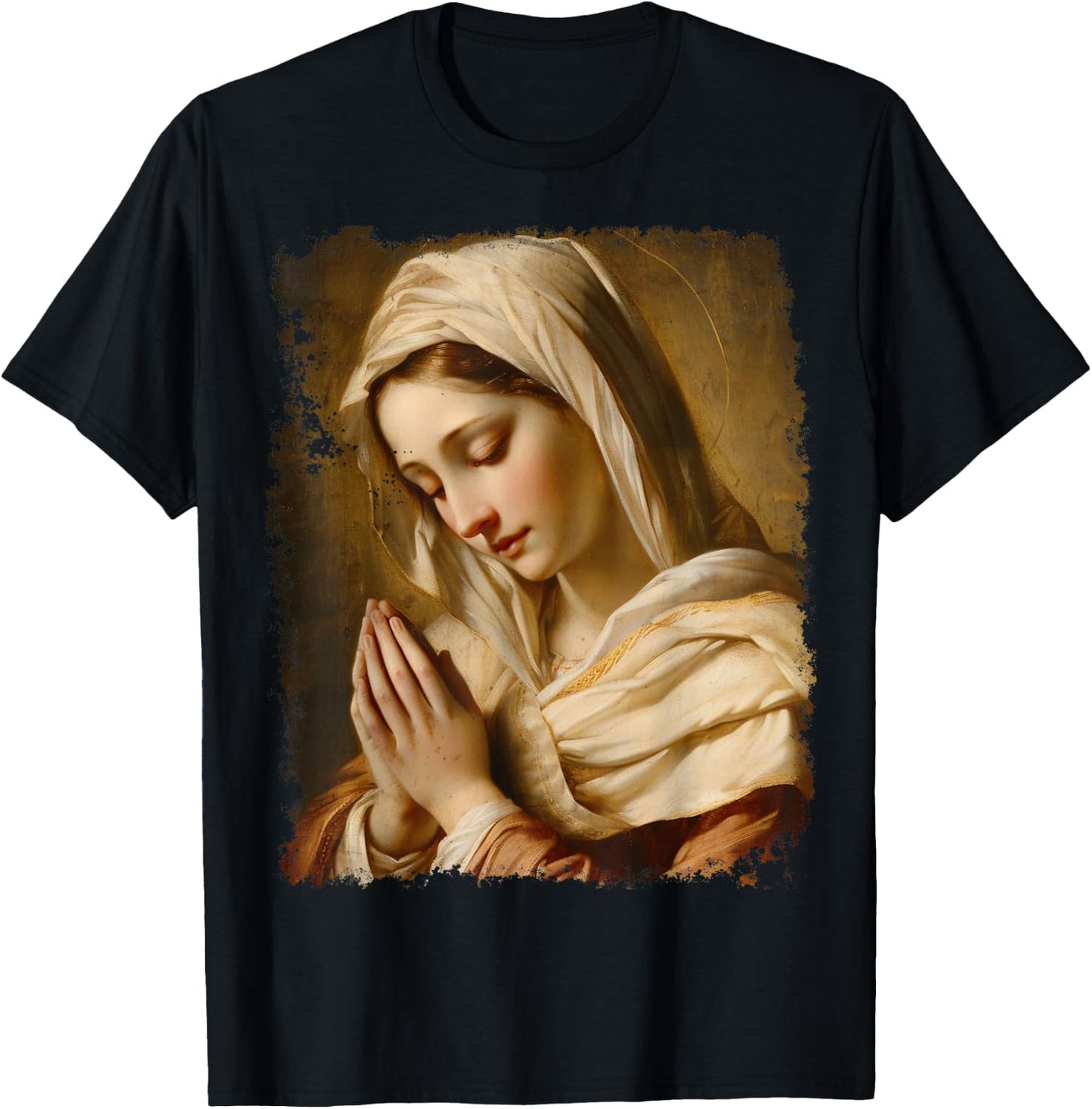 Mary Mother of Jesus T-Shirt - T-Shirt | Black
