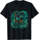 Panther Nature Wildlife Panther Lover Portrait Artwork T-Shirt - T-Shirt | Black