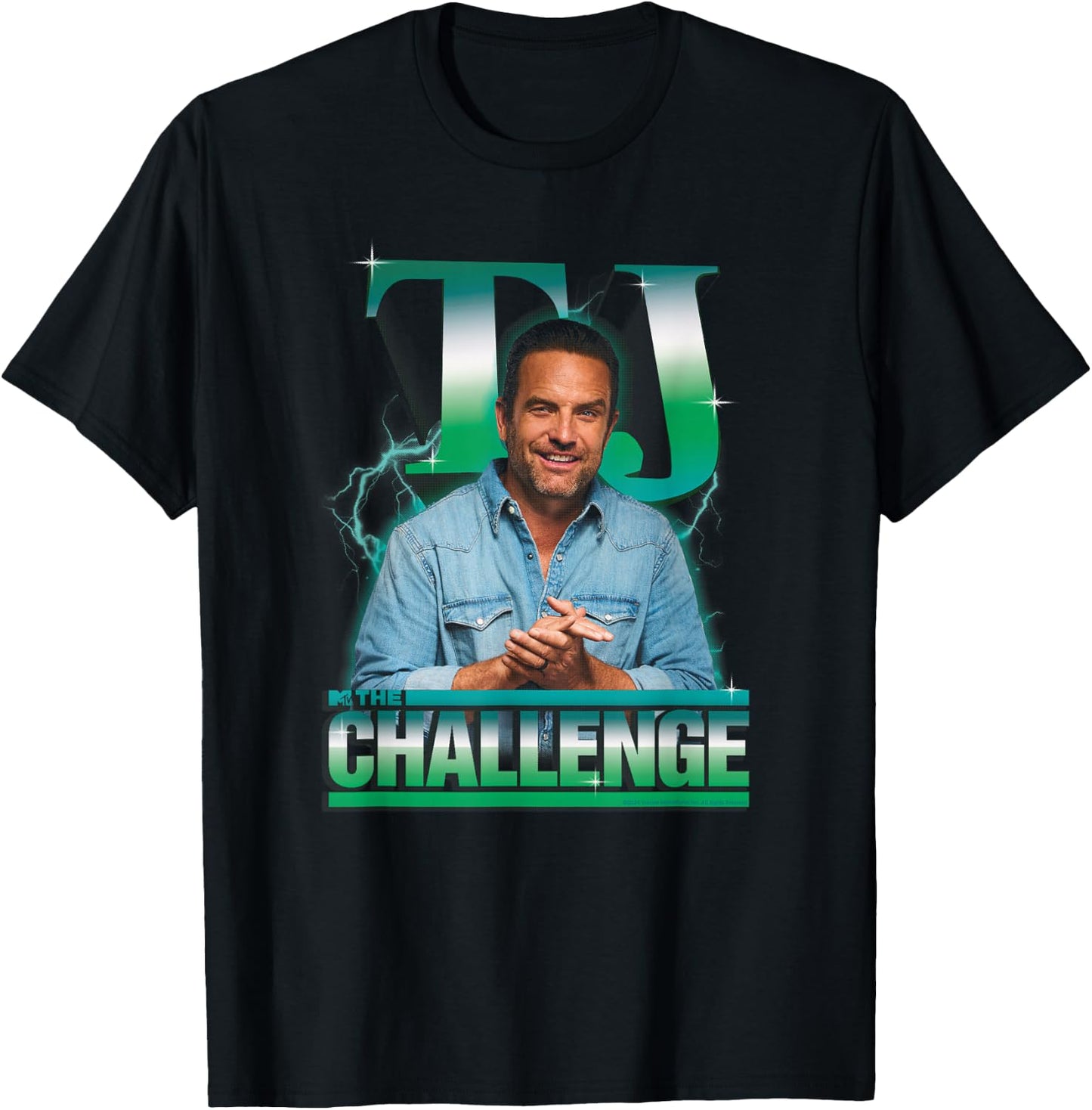 The Challenge TJ Heartthrob Officially Licensed T-Shirt - T-Shirt | Black