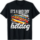 Its A Bad Day To Be A Hotdog 4th Of July Funny Hotdog T-Shirt - T-Shirt | Black