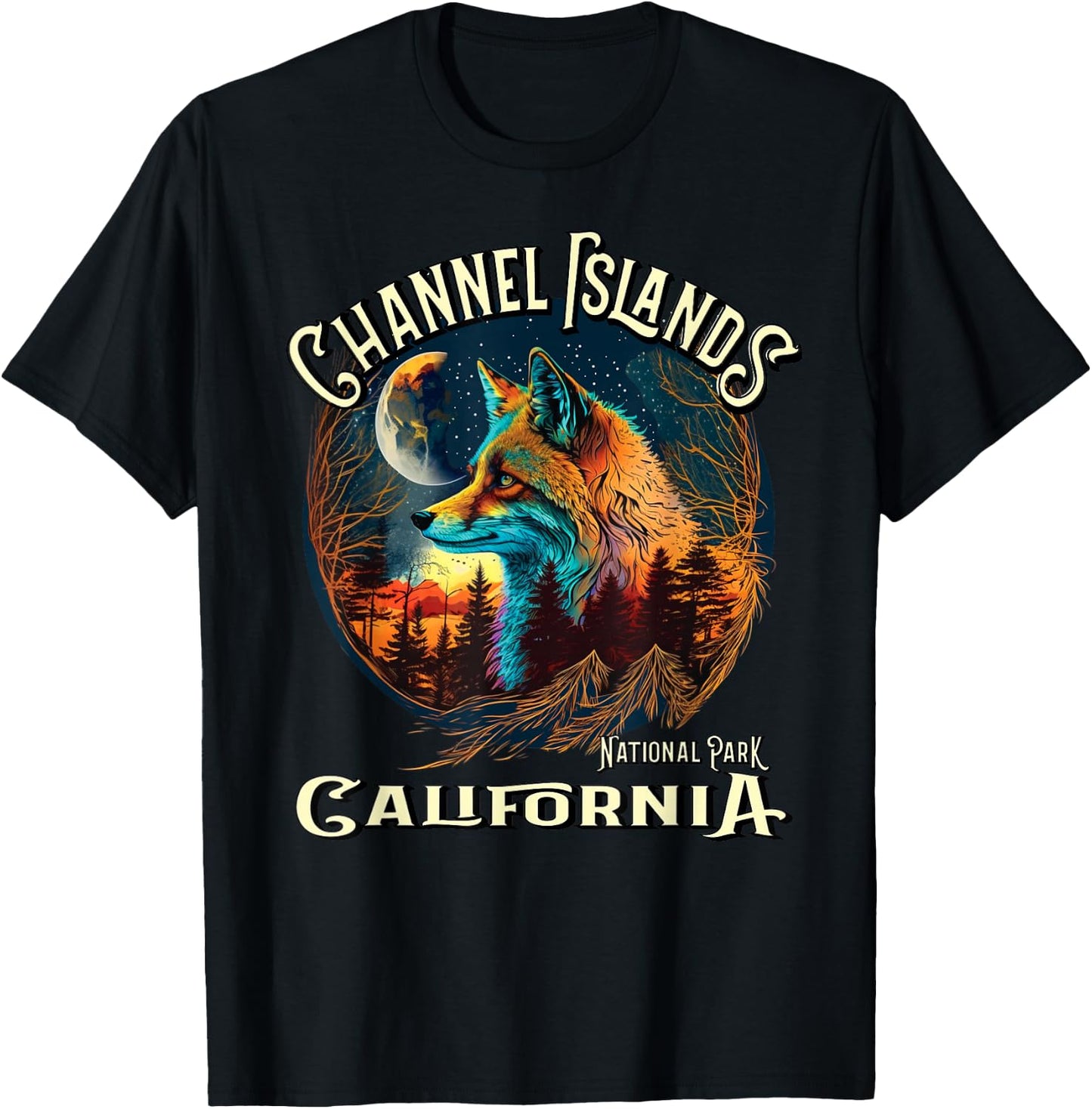 Channel Islands National Park California Island Fox Keepsake T-Shirt - T-Shirt | Black