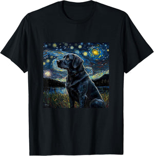 Cute Black Lab Black Labrador Retriever Puppy Dog Mom Animal T-Shirt - T-Shirt | Black
