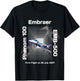 Light Embraers Phenom 100 T-Shirt - T-Shirt | Black
