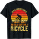 Never Underestimate An Old Guy On A Bicycle Vintage Cycling T-Shirt - T-Shirt | Black
