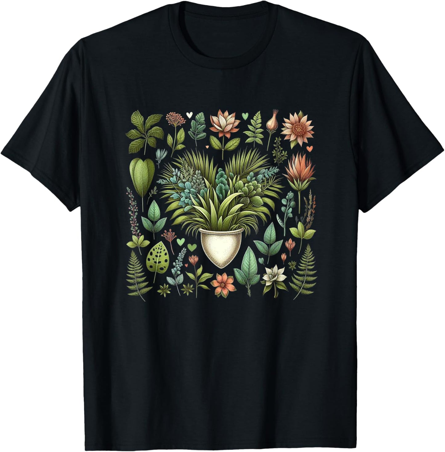 Plants Love collection Gardening cool for Father Gardner T-Shirt - T-Shirt | Black