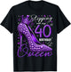 40 Year Old Gifts High Heels Stepping Into My 40th Birthday T-Shirt - T-Shirt | Black
