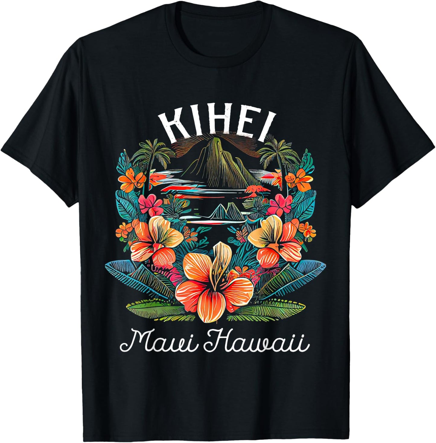 Maui Hawaii Kihei T-Shirt - T-Shirt | Black