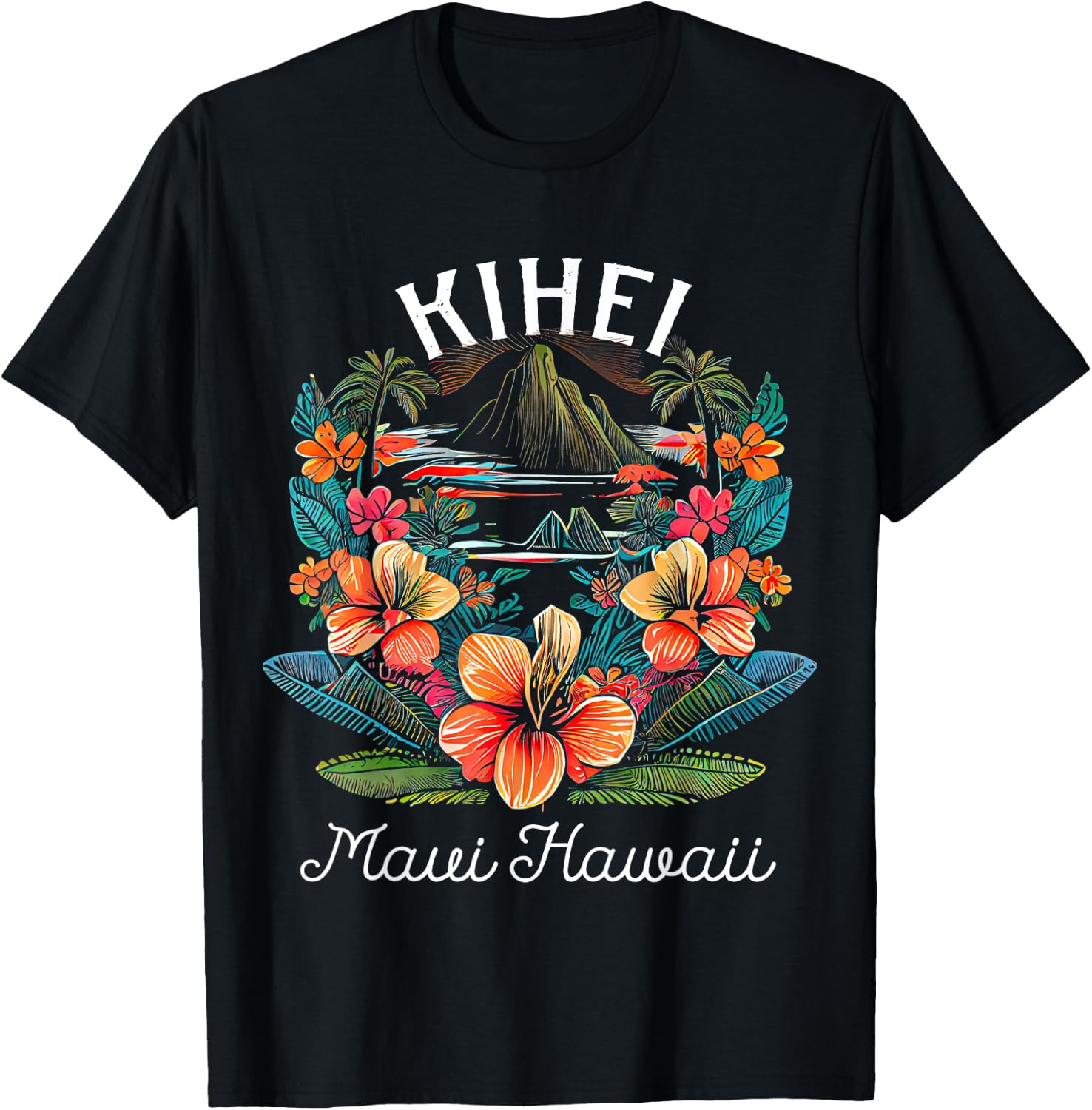 Maui Hawaii Kihei T-Shirt - T-Shirt | Black