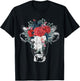 Flower Cow T-Shirt - T-Shirt | Black