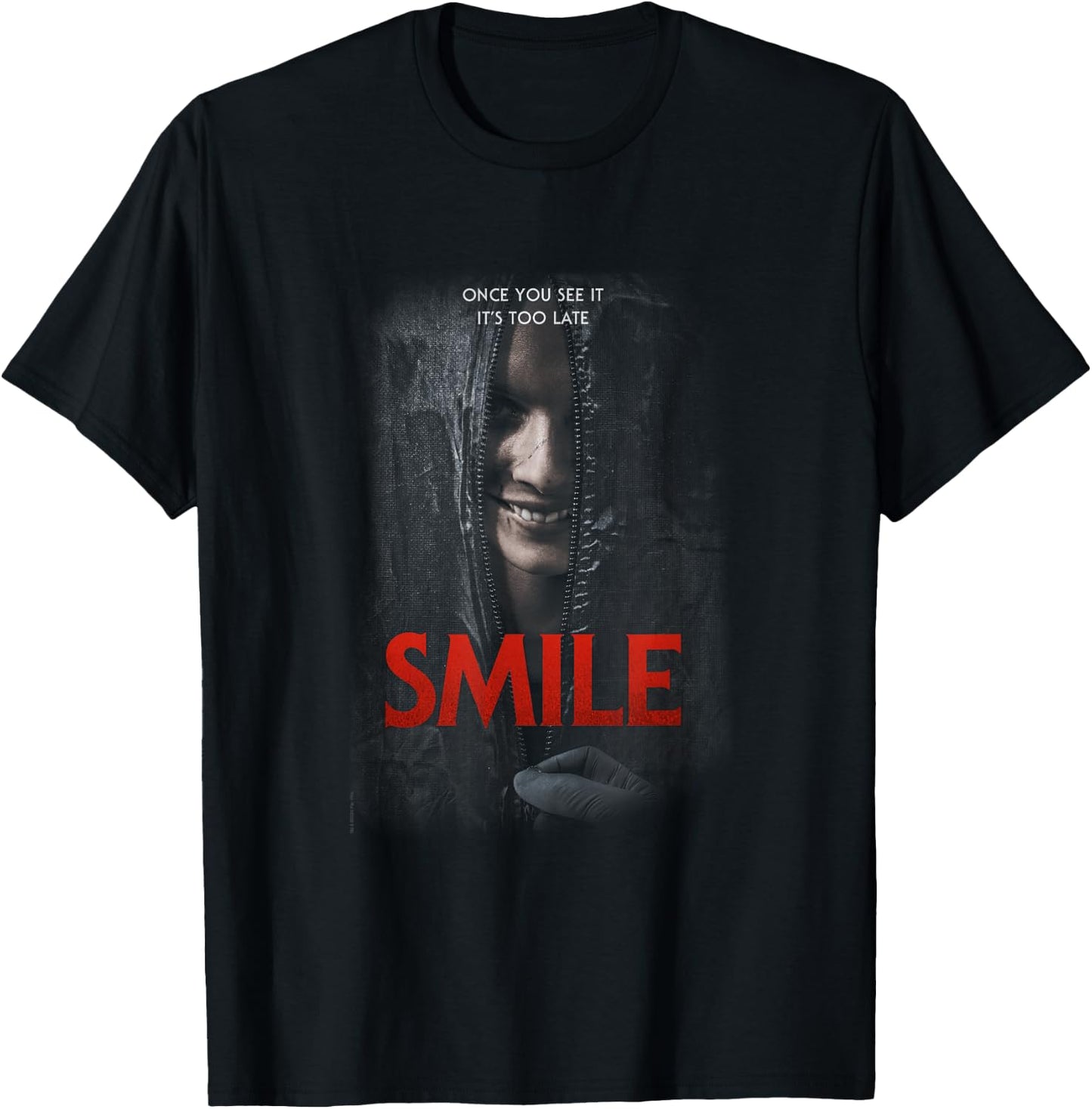 Smile Movie Main Poster Body Bag Slasher T-Shirt - T-Shirt | Black