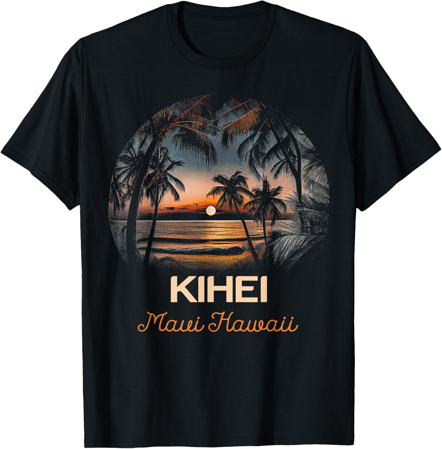 Maui Hawaii Kihei T-Shirt - T-Shirt | Black