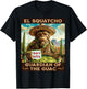 Guardian of the Guac: Bigfoot Sasquatch and El Squatcho T-Shirt - T-Shirt | Black