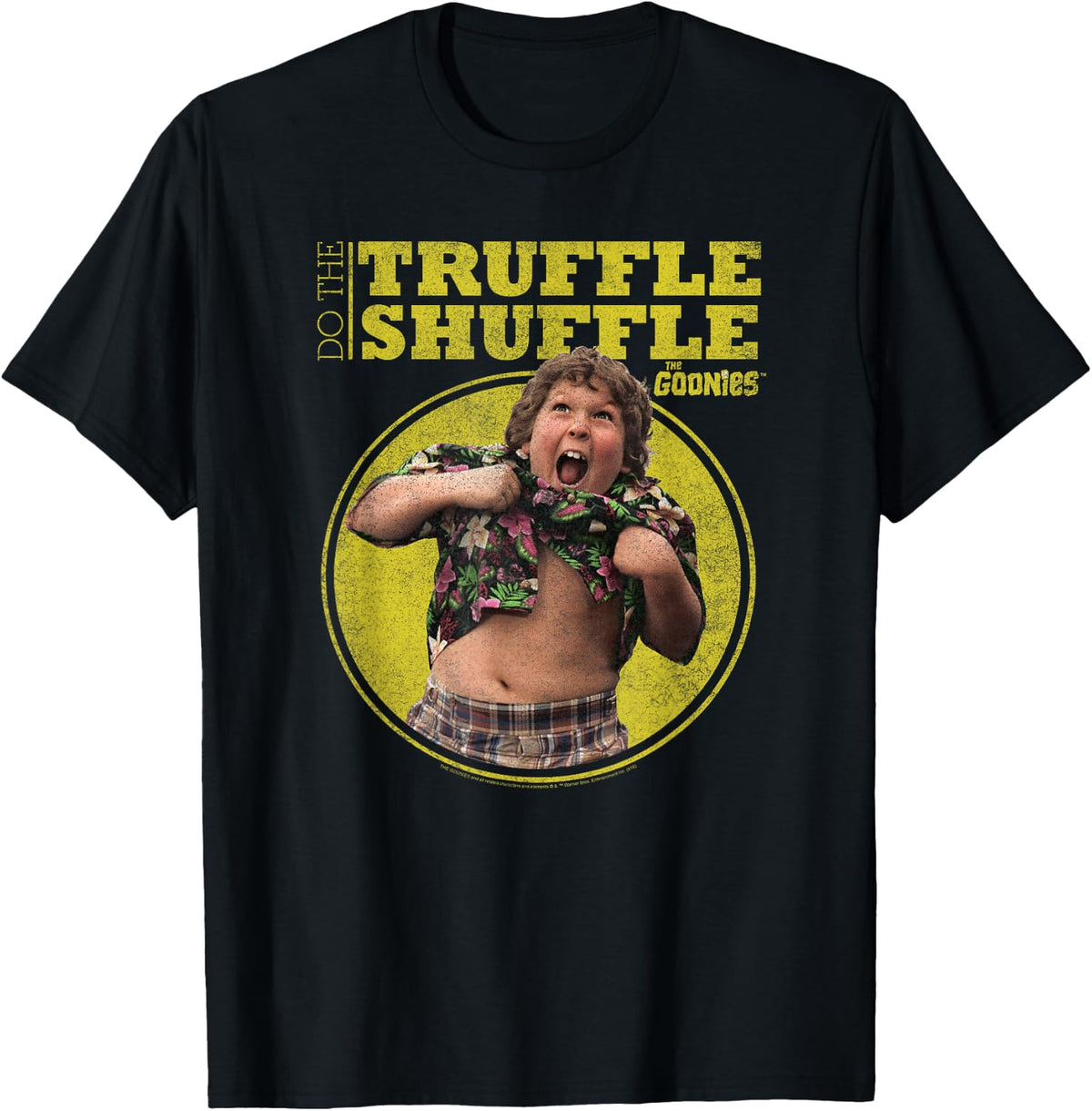 The Goonies Chunk Truffle Shuffle T-Shirt - T-Shirt | Black