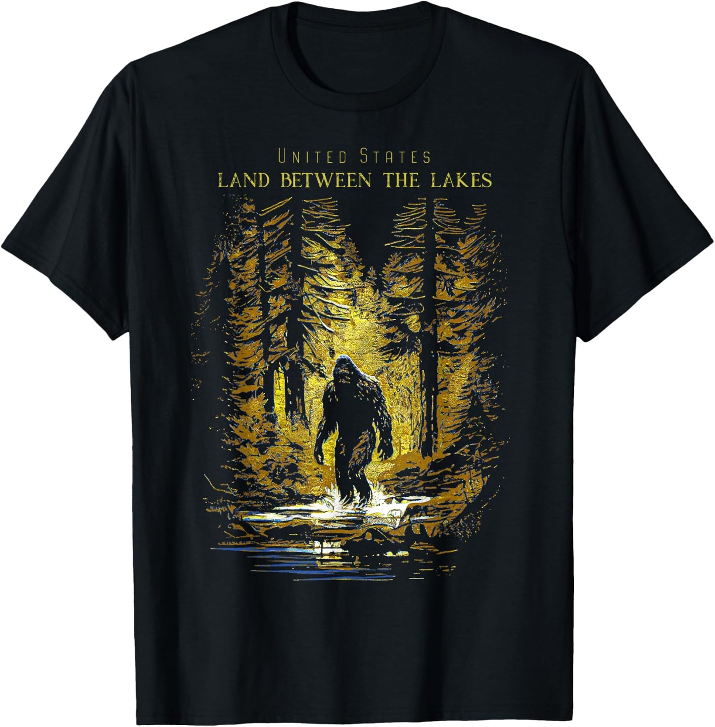 Land Between the Lakes United States T-Shirt - T-Shirt | Black