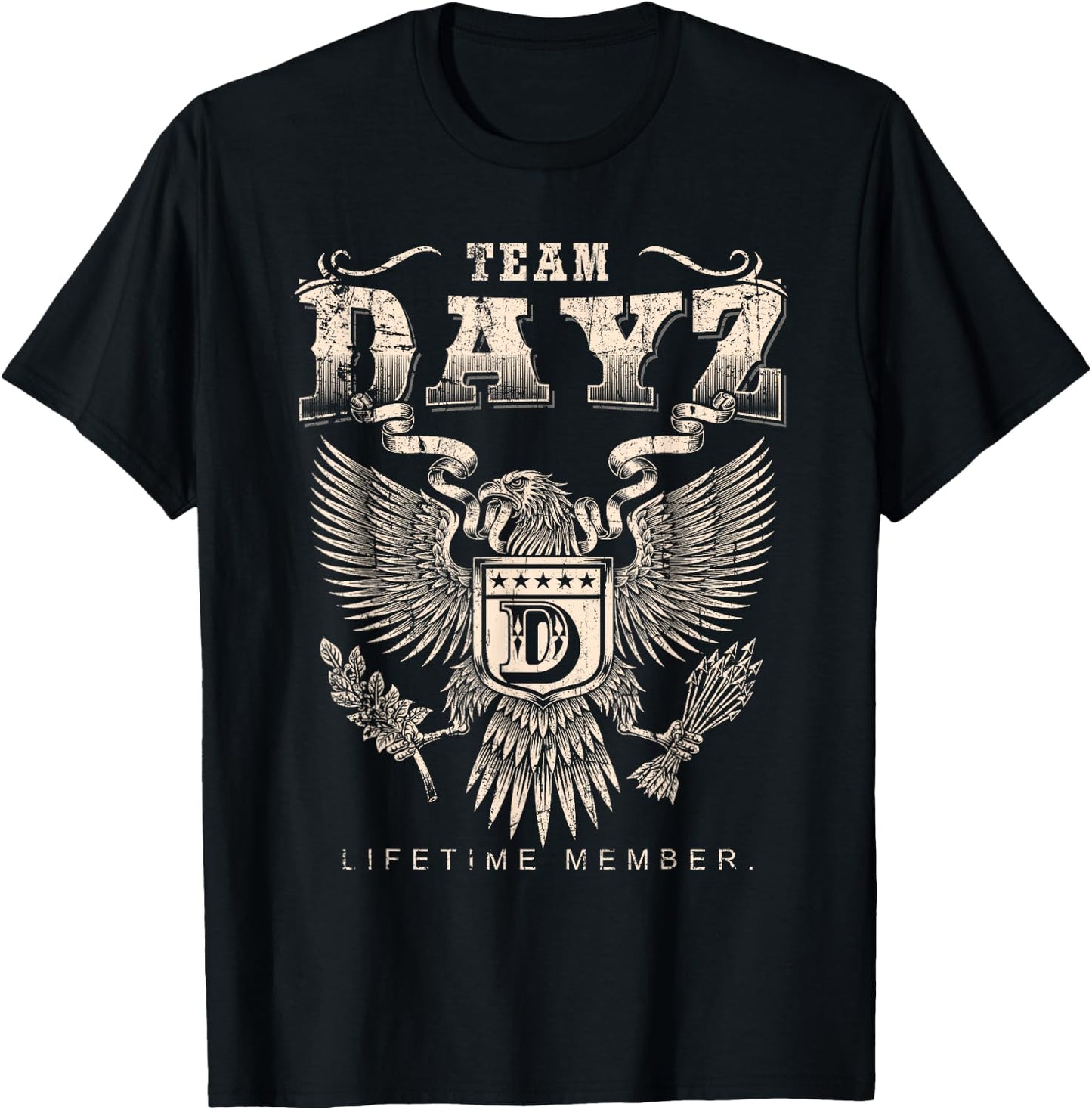 Team Dayz Lifetime Member - Dayz Name T-Shirt - T-Shirt | Black