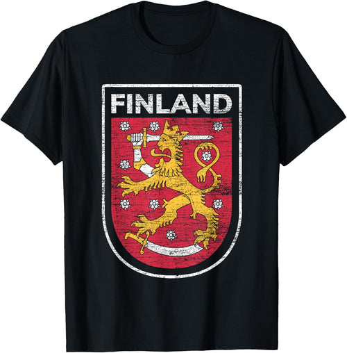 Scandinavia Helsinki & Finland Gifts Finland Western Black Small Short Sleeve Classic Fit Lightweight Lace Embellishment