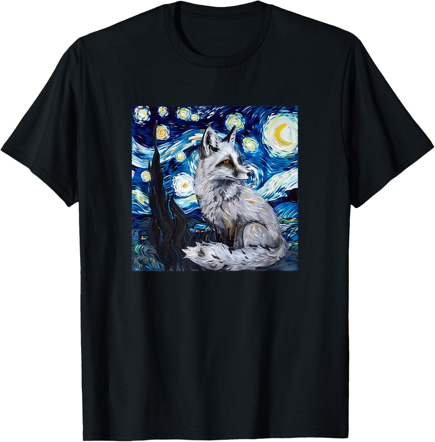 Canadian Marble Fox T-Shirt - T-Shirt | Black