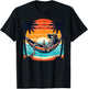 Tropical Beach Vacation Skeleton Summer Drinking Skeleton Women T-Shirt - T-Shirt | Black