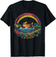 Noah's Ark Christian Rainbow Popart - Religious Catholic T-Shirt - T-Shirt | Black