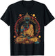 Buddha Vintage Flowers Zen Buddhist Buddhism Yoga Spiritual T-Shirt - T-Shirt | Black