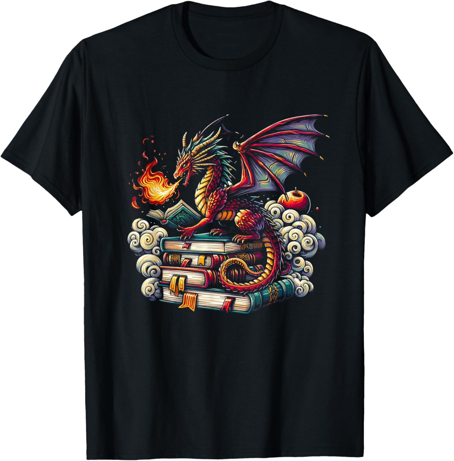 Dragon Chinese Mythical Creature Japanese T-Shirt - T-Shirt | Black