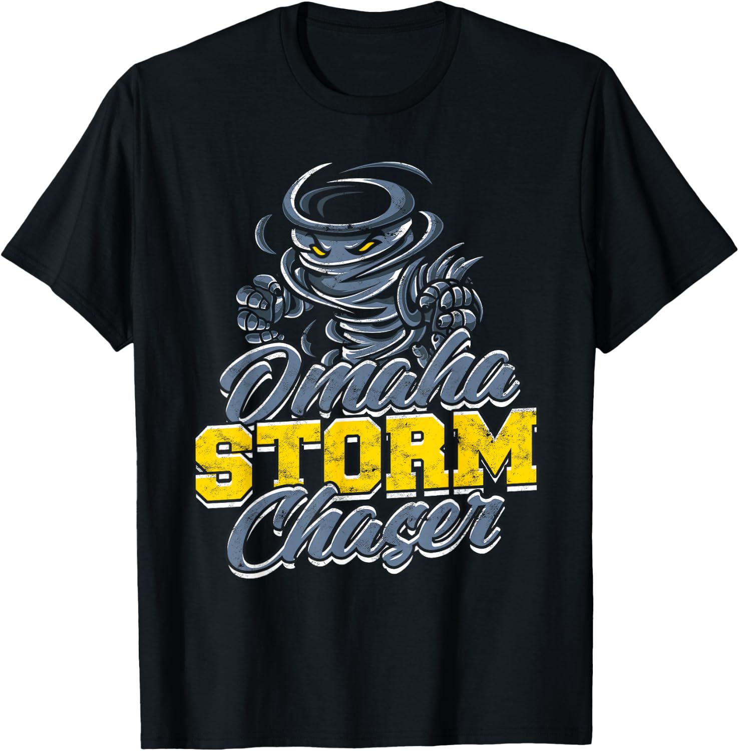 Storm Chasing Omaha Storm Chaser T-Shirt - T-Shirt | Black