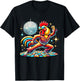 Aesthetic Rooster Disco T-Shirt - T-Shirt | Black
