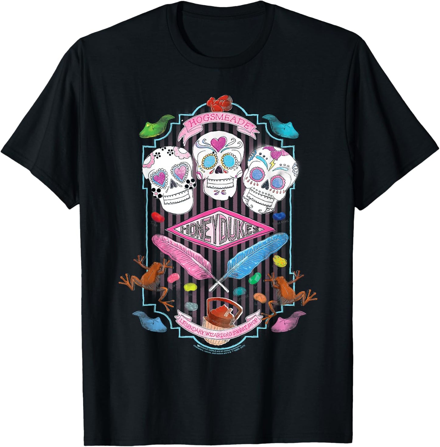 Harry Potter Honeydukes Legendary Sweet Shop T-Shirt - T-Shirt | Black