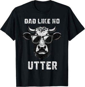 Dad Like No Utter Father's Day Farmer Dad Farm Daddy T-Shirt - T-Shirt | Black