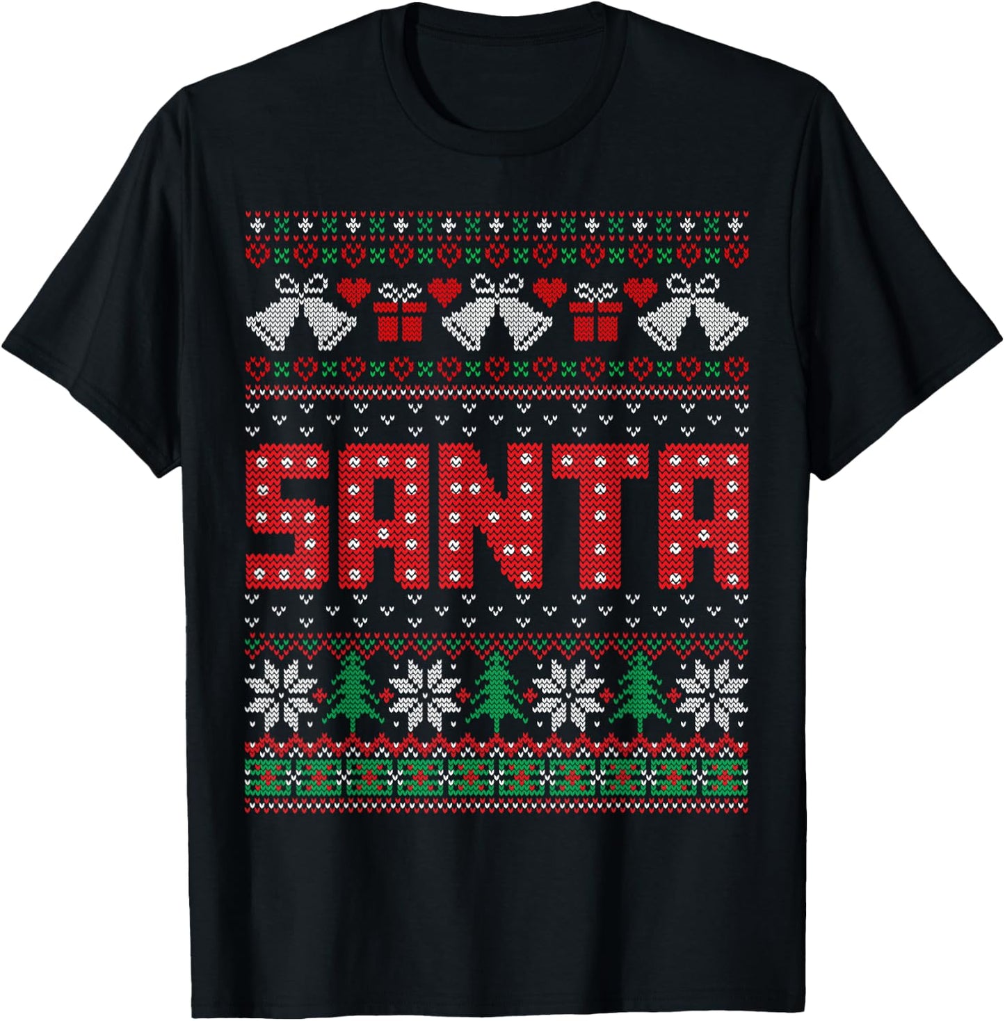 I'm So Good Santa Came Twice - Santa Matching Couple Xmas T-Shirt - T-Shirt | Black