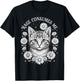 Cute Cat Rage Consumes Me Funny Kitten Flower T-Shirt - T-Shirt | Black