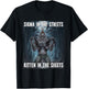 Sigma In The Street Kitten Funny Alpha Werewolf Wolf Meme T-Shirt - T-Shirt | Black