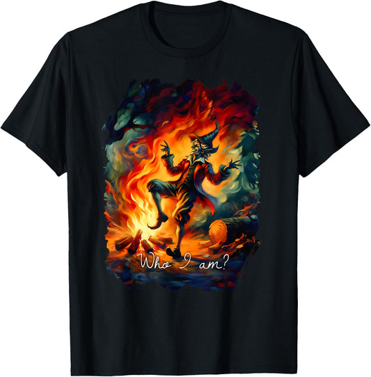 Rumpelstiltskin fairytale motif T-Shirt - T-Shirt | Black