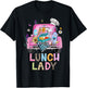 Lunch Lady Cute Truck Lunch Ladies Squad Cafeteria Crew T-Shirt - T-Shirt | Black