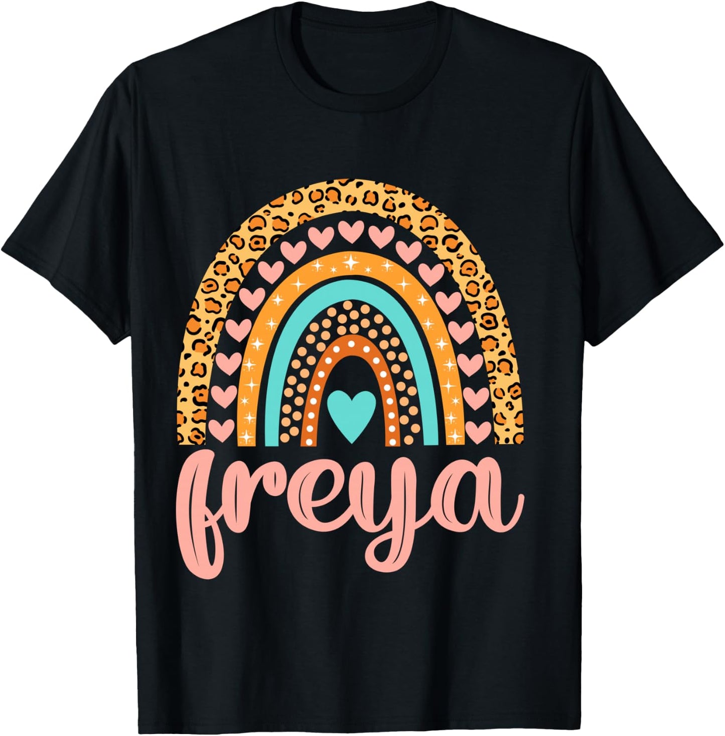 Freya Freya Name Birthday Shirt Gift T-Shirt - T-Shirt | Black
