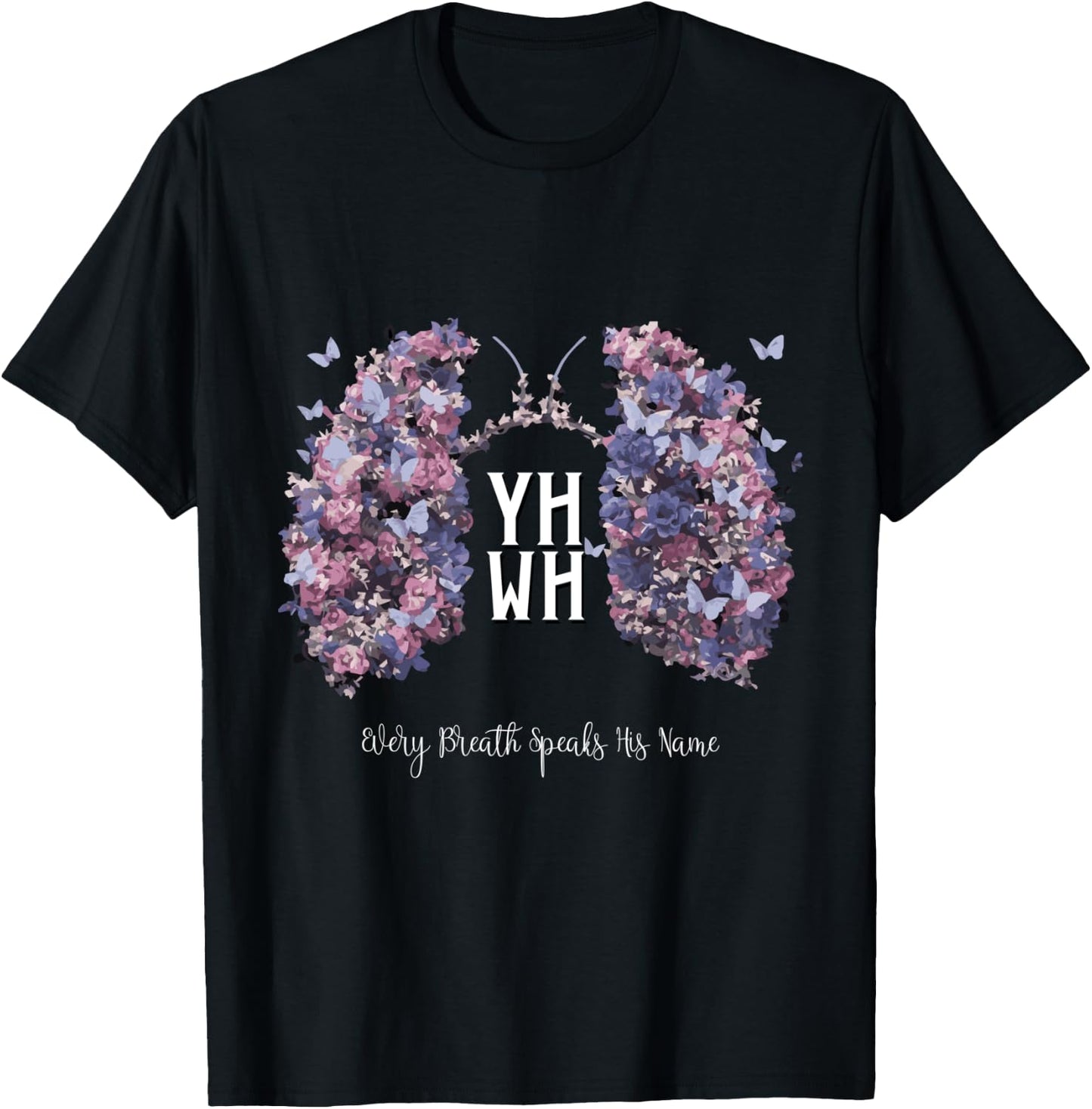 YHWH Yahweh Every Breath Speaks His Name T-Shirt - T-Shirt | Black