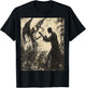 Painting Angel of Death Battle Fighting Dreamscape Art T-Shirt - T-Shirt | Black