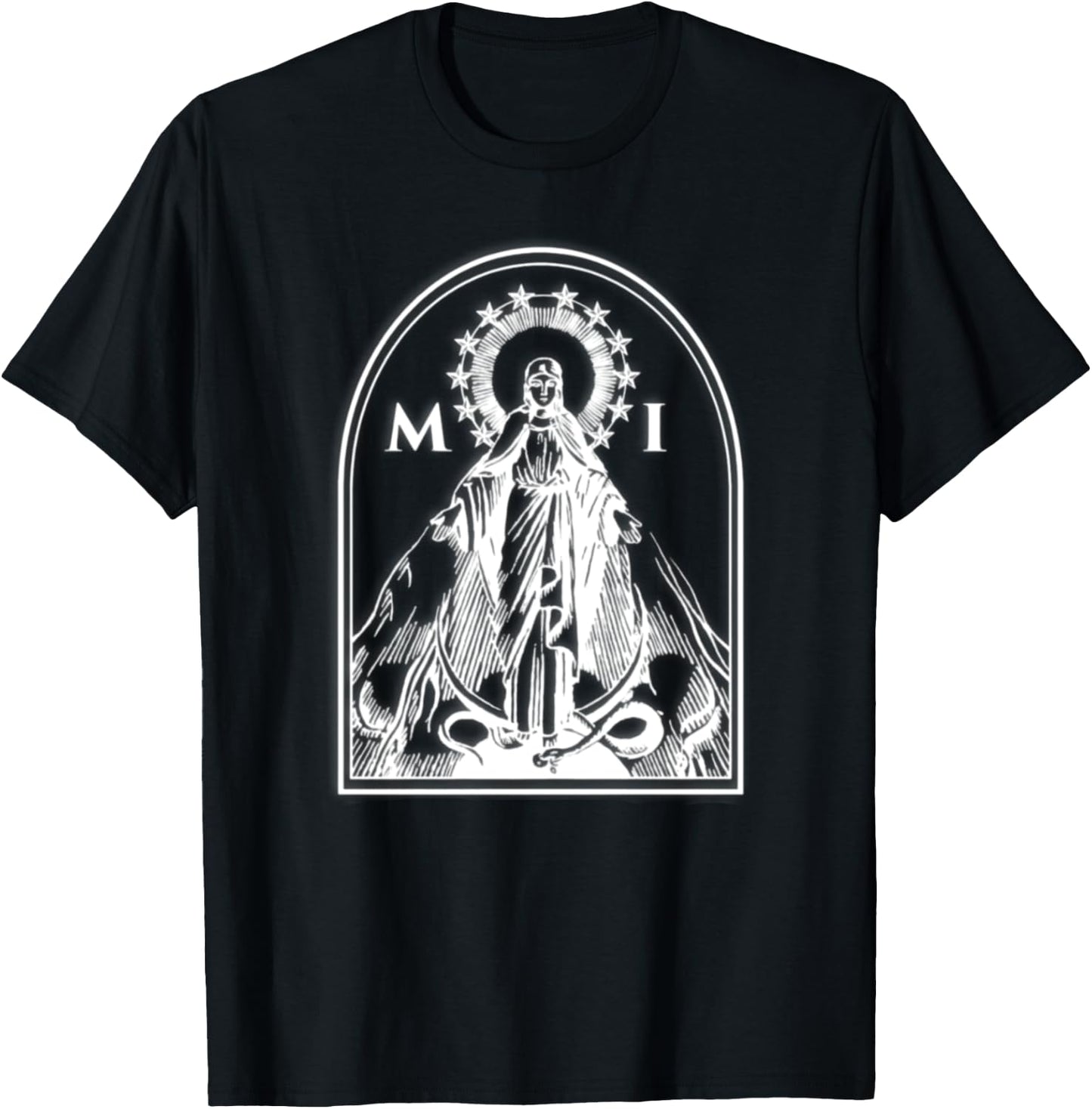 Militia of The Immaculata St. Maximilian Kolbe Catholic T-Shirt - T-Shirt | Black