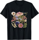 Pressed Flower Art It Is Well With My Soul Love Like Jesus T-Shirt - T-Shirt | Black