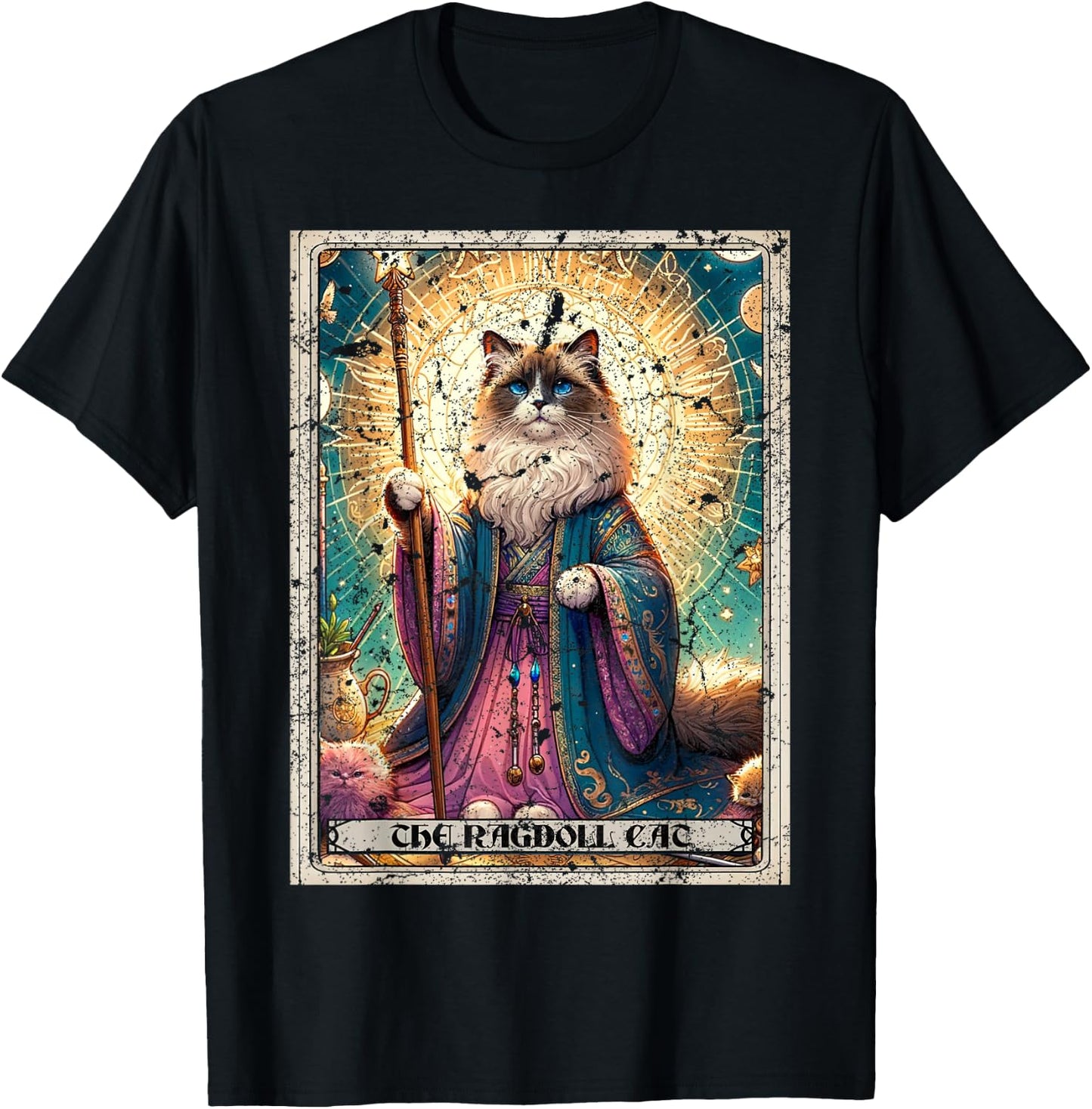 Ragdoll Cat T-Shirt - T-Shirt | Black