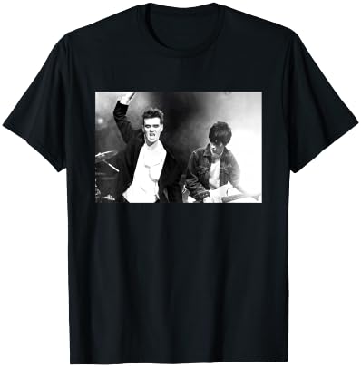 Morrissey & Johnny MARR Live The Smiths by Stephen Wright T-Shirt - T-Shirt | Black