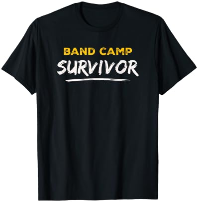 Marching Band Camp Survivor T-Shirt - T-Shirt | Black