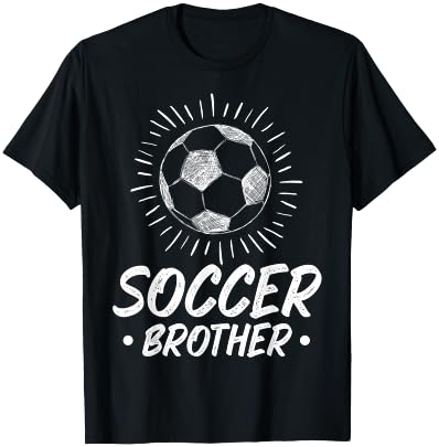 Soccer Brother Soccer Fans Brother Soccer Family Brother T-Shirt - T-Shirt | Black