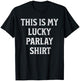 This is My Lucky Parlay Shirt Sports Betting Gambling T-Shirt - T-Shirt | Black