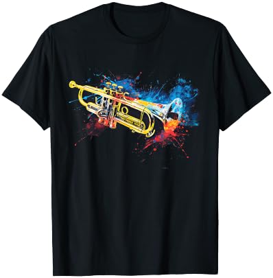Men, Women and Kids Trumpet T-Shirt - T-Shirt | Black