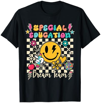 Ese Dream Team Exceptional Education Sped Ed Special Teacher T-Shirt - T-Shirt | Black